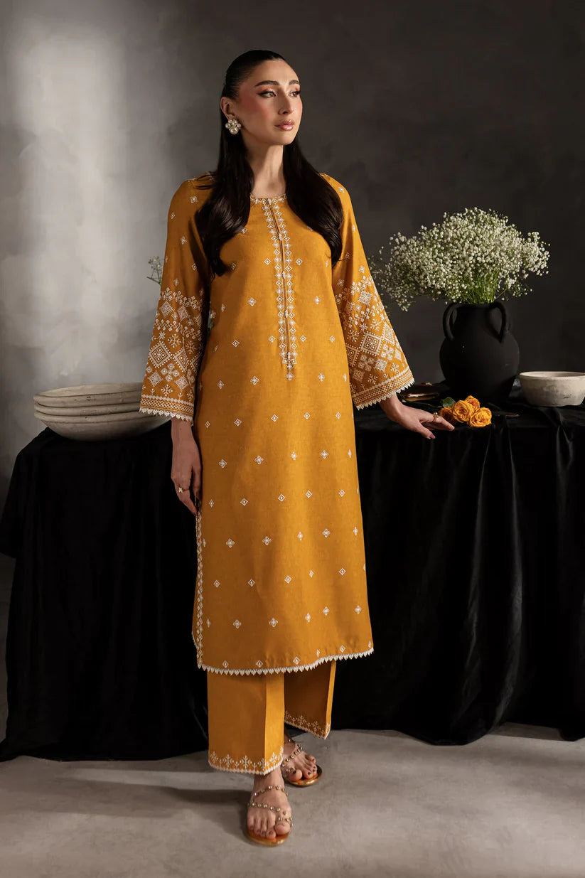BATIK - 2PC LAWN EMBROIDERED SHIRT AND WITH LAWN EMBROIDERED TROUSER-D-3454