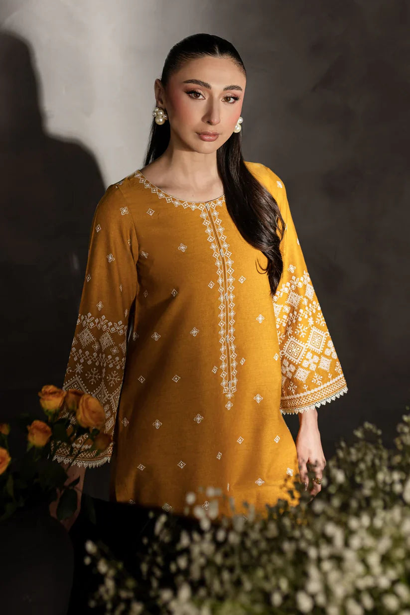 BATIK - 2PC LAWN EMBROIDERED SHIRT AND WITH LAWN EMBROIDERED TROUSER-D-3454