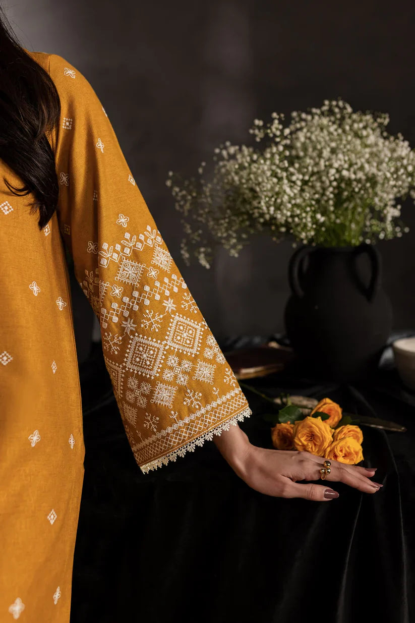 BATIK - 2PC LAWN EMBROIDERED SHIRT AND WITH LAWN EMBROIDERED TROUSER-D-3454