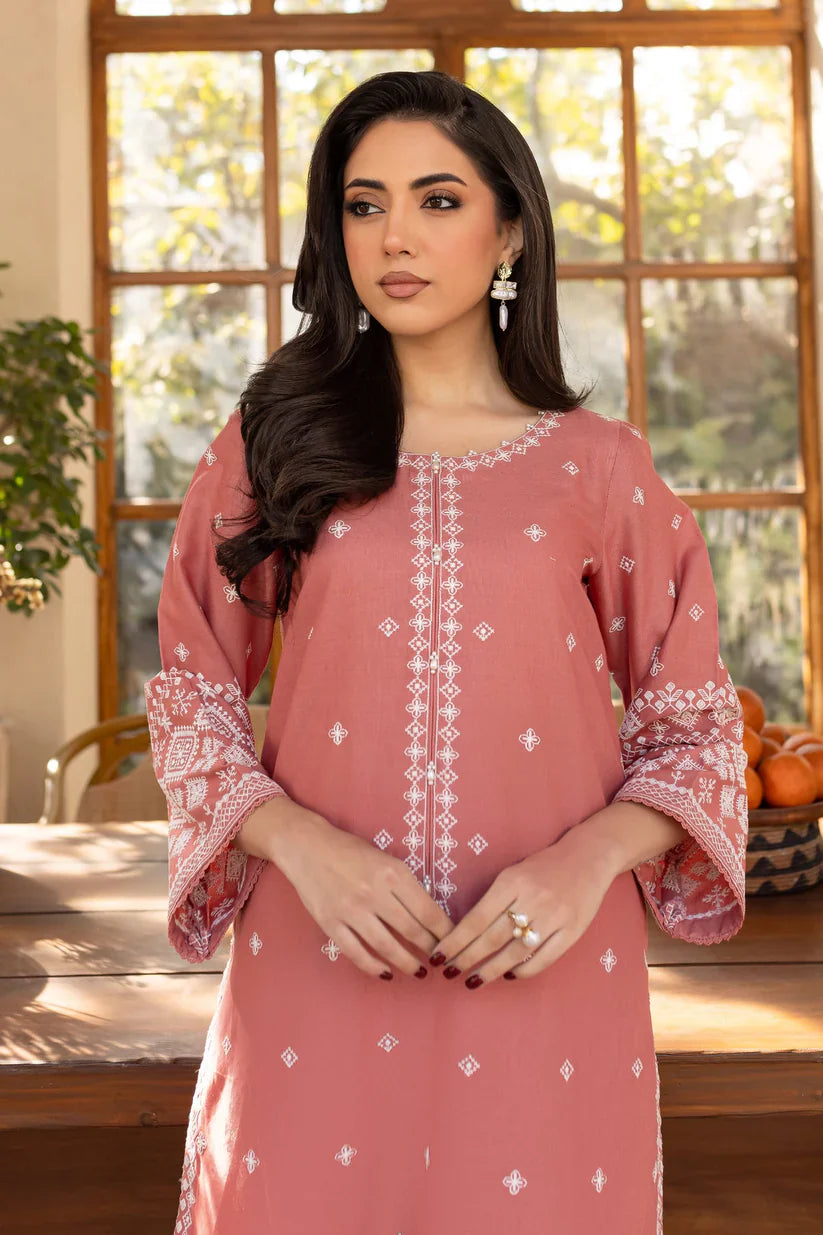 BATIK-2PC LAWN EMBROIDRED SHIRT WITH LAWN EMBROIDRED SLEEVES-D-3453