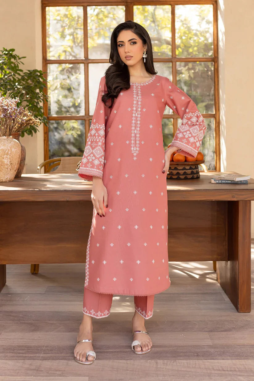 BATIK-2PC LAWN EMBROIDRED SHIRT WITH LAWN EMBROIDRED SLEEVES-D-3453