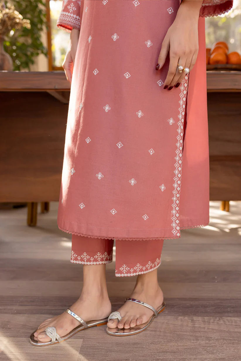 BATIK-2PC LAWN EMBROIDRED SHIRT WITH LAWN EMBROIDRED SLEEVES-D-3453