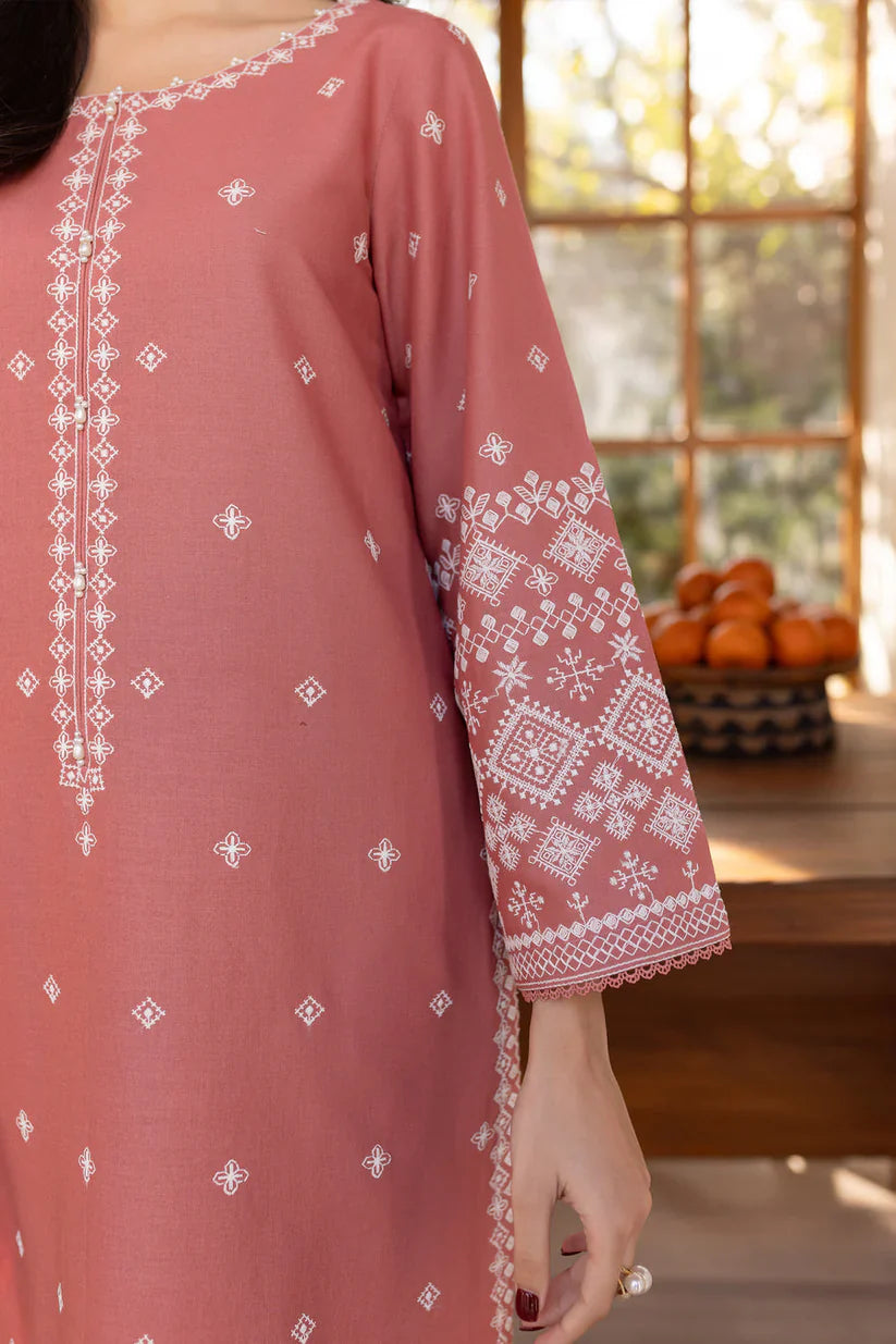BATIK-2PC LAWN EMBROIDRED SHIRT WITH LAWN EMBROIDRED SLEEVES-D-3453