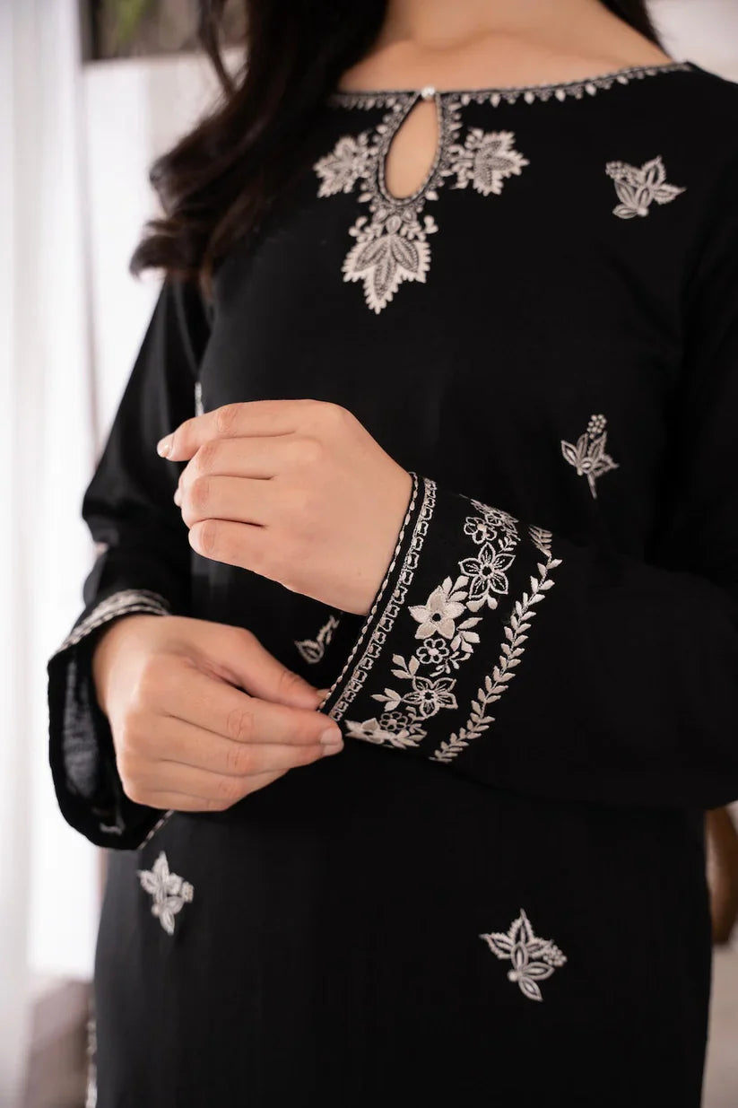 ASIM JOFA-3PC LAWN EMBROIDERED SHIRT WITH BAMBER CHIFFON DUPATTA AND LAWN TROUSER-D-3576