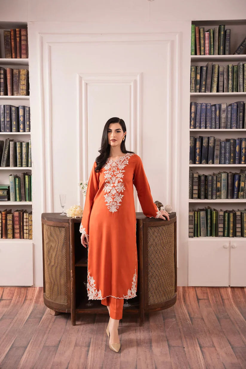 ASIM JOFA-3PC LAWN EMBROIDERED SHIRT WITH BAMBER CHIFFON DUPATTA AND LAWN TROUSER-D-3578