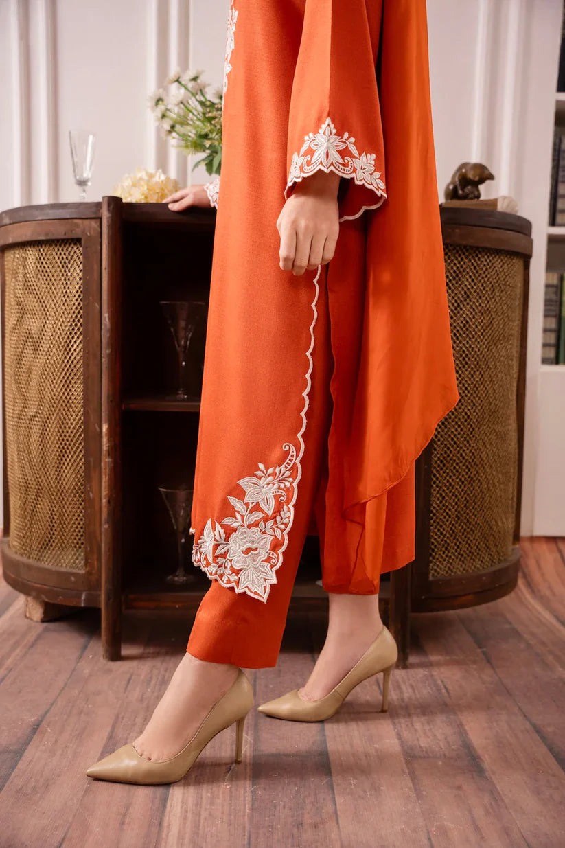 ASIM JOFA-3PC LAWN EMBROIDERED SHIRT WITH BAMBER CHIFFON DUPATTA AND LAWN TROUSER-D-3578