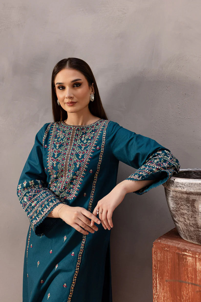 BATIK-2PC SEQUIN LAWN EMBROIDERED SHIRT WITH SEQUIN LAWN EMBROIDERED TROUSER-D-3471