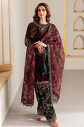 Jazmin - 3PC Luxury Velvet Embroidered Suit (SYT-525)