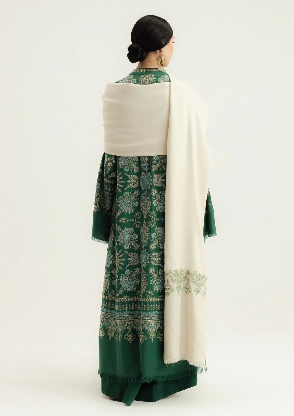 Zara Shahjahan- 3PC Luxury Dhanak Embroidered Suit (SYT-508)