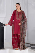 MARIA B - 3PC Luxury Dhanak Embroidered Suit (SYT-536)