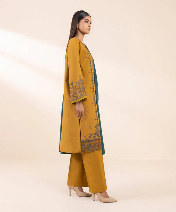 SAPPHIRE- 3PC LAWN EMBROIDERED SHIRT WITH LAWN EMBROIDERED DUPATTA AND TROUSER-D-3603
