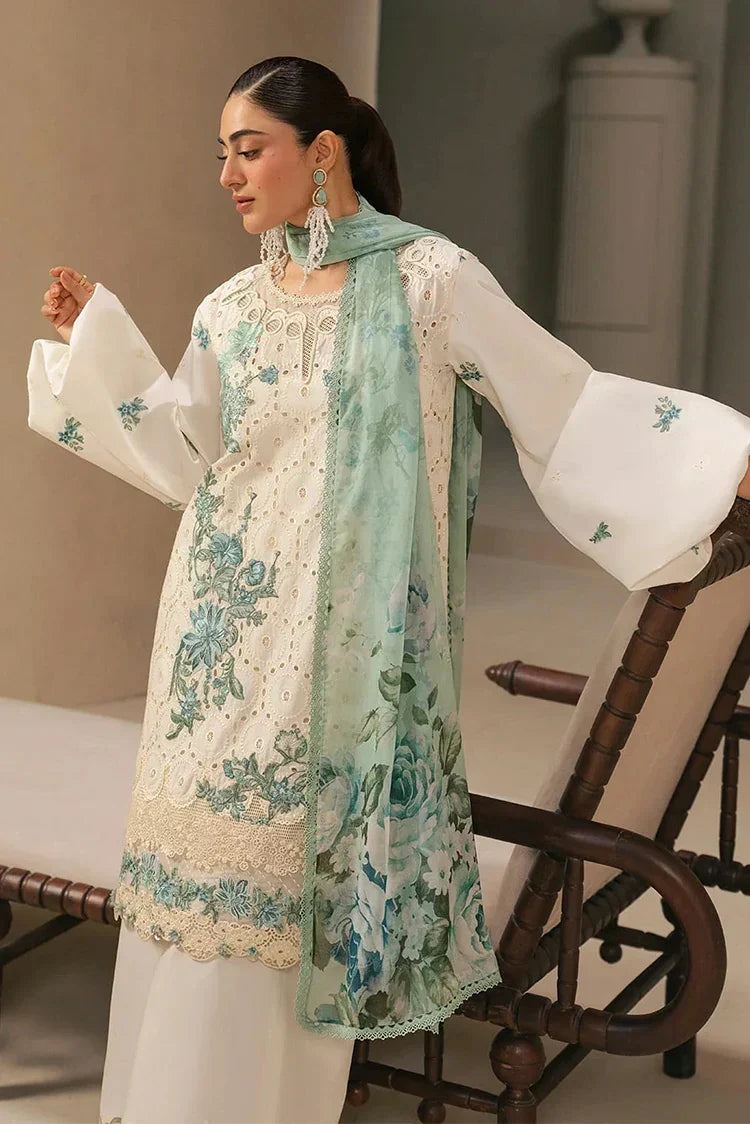 Elaf - 3PC Luxury Dhanak Embroidered Suit (SYT-539)
