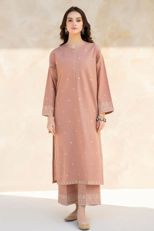 JAZMIN-2PC LAWN EMBROIDRED SHIRT WITH LAWN EMBROIDRED TROUSER-D-3451