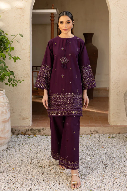 Batik- 2PC Lawn Embroidered Shirt With Lawn Embroidered Trouser-D-3452