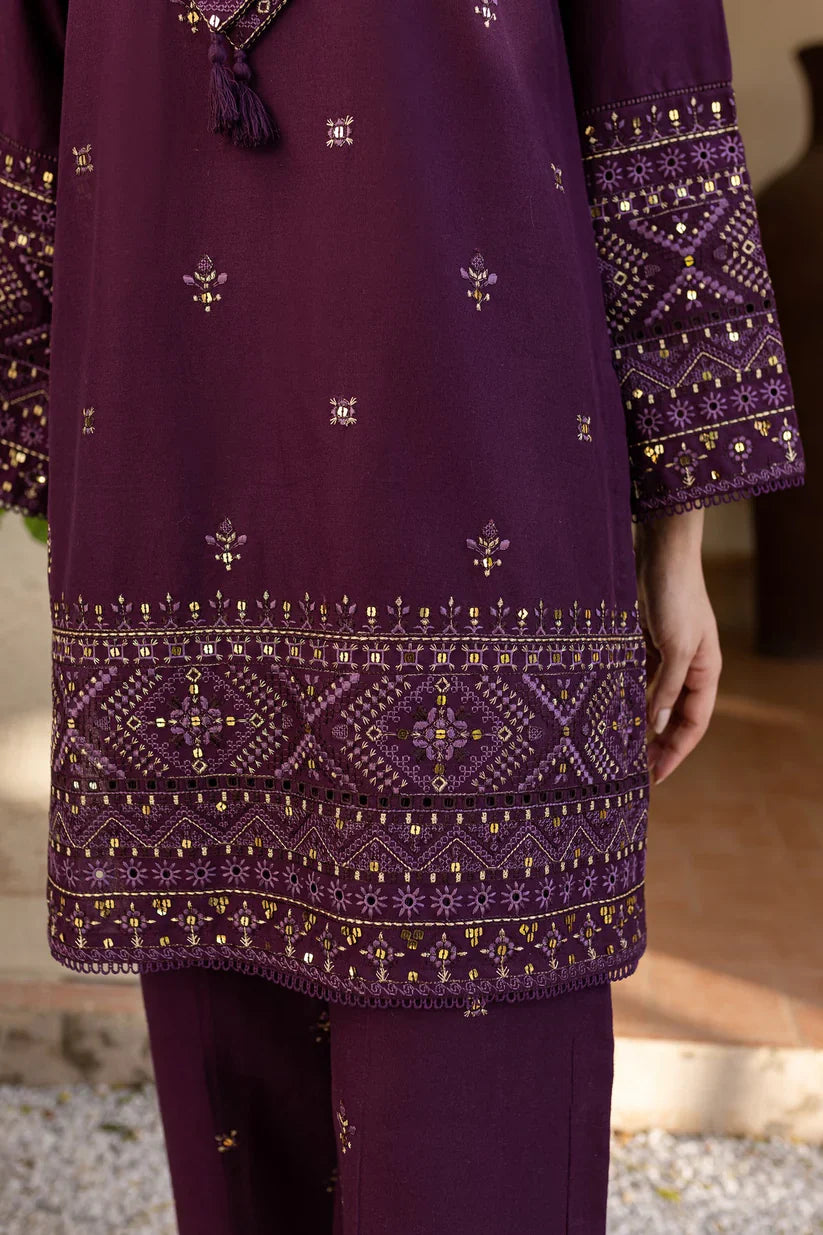 Batik- 2PC Lawn Embroidered Shirt With Lawn Embroidered Trouser-D-3452
