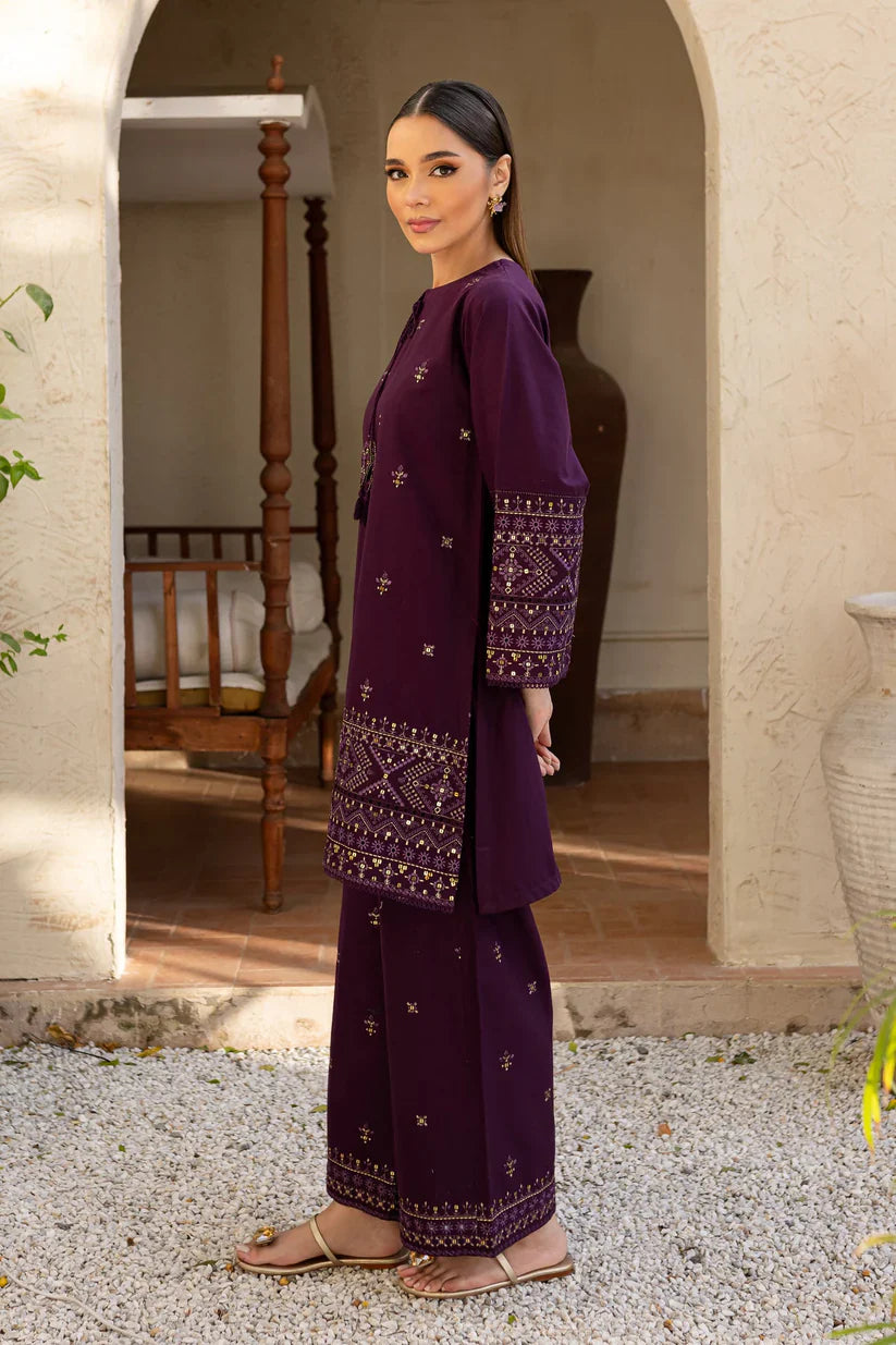 Batik- 2PC Lawn Embroidered Shirt With Lawn Embroidered Trouser-D-3452