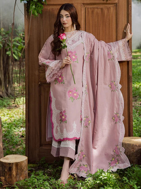 Parishay - 3PC Luxury Dhanak Embroidered Suit (SYT-546)
