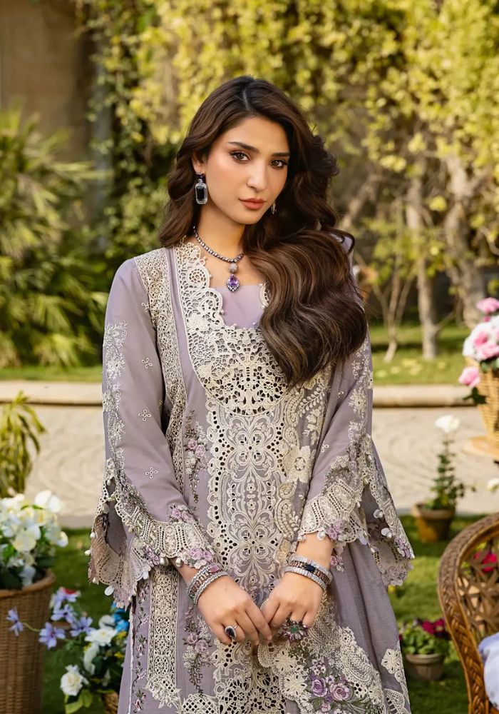 ELAF - 3PC Luxury Dhanak Embroidered Suit (SYT-547)