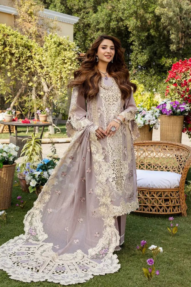 ELAF - 3PC Luxury Dhanak Embroidered Suit (SYT-547)
