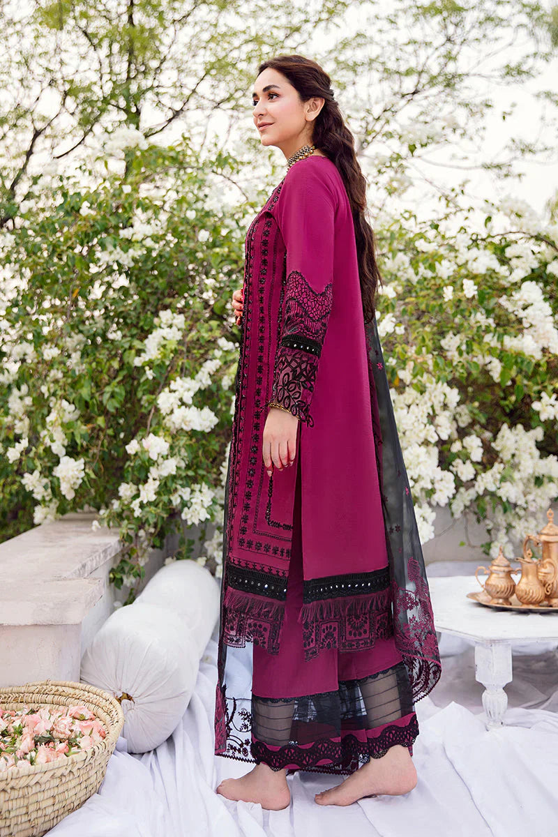 RANG RASIYA-3PC LAWN EMBROIDERED WITH ORGANZA EMBROIDERED DUPATTA-D-3530
