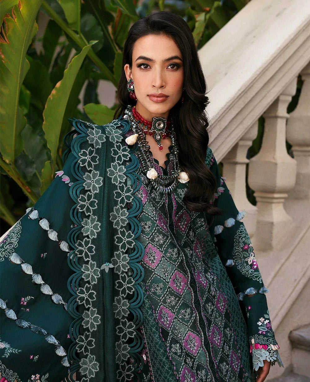 Republic - 3PC Luxury Dhanak Embroidered Suit (SYT-503)