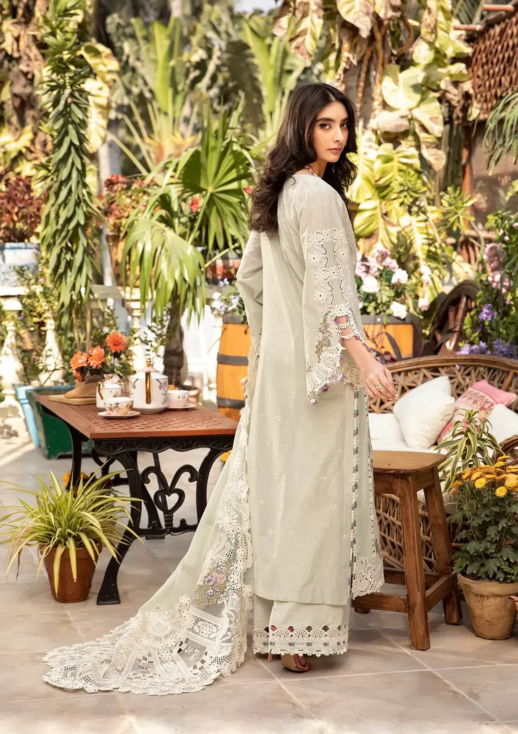 ELAF - 3PC Luxury Dhanak Embroidered Suit (SYT-549)