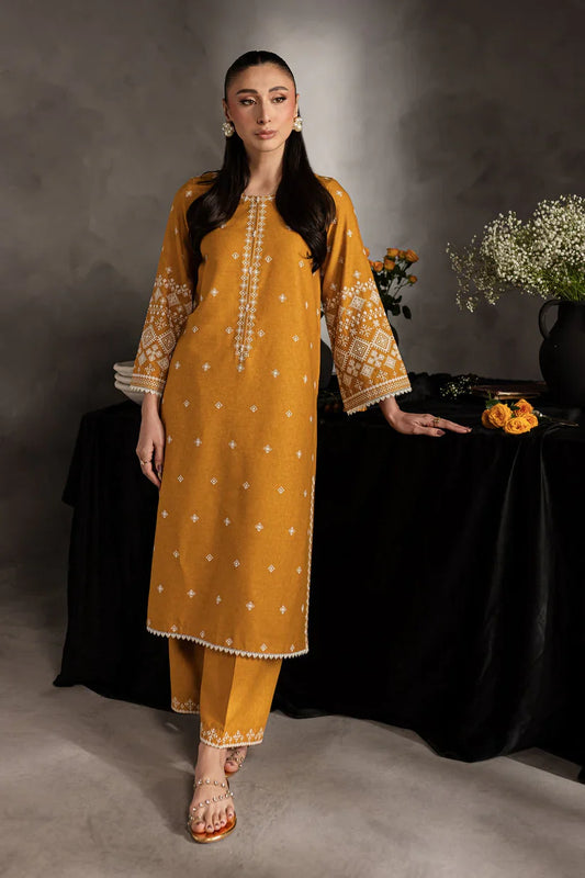 BATIK - 2PC LAWN EMBROIDERED SHIRT AND WITH LAWN EMBROIDERED TROUSER-D-3454