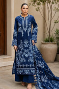 Akbar Aslam - 3PC Luxury Dhanak Embroidered Suit (SYT-555)