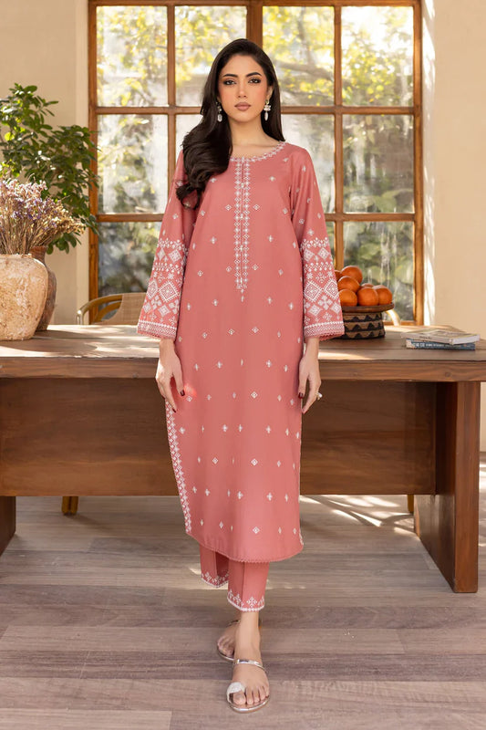 BATIK-2PC LAWN EMBROIDRED SHIRT WITH LAWN EMBROIDRED SLEEVES-D-3453