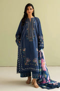 Zara Shah Jahan - Luxury Dhanak 3PC Embroidered (SYT-502)