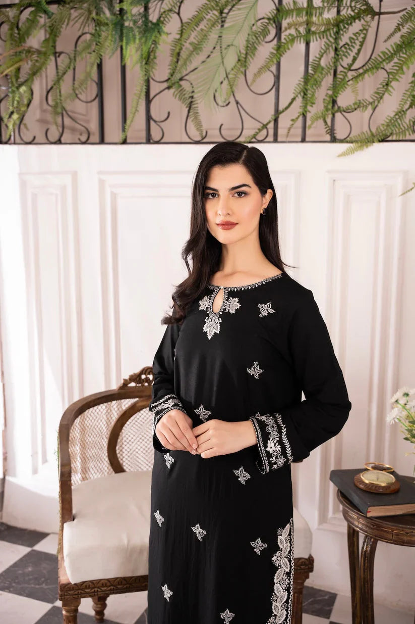 ASIM JOFA-3PC LAWN EMBROIDERED SHIRT WITH BAMBER CHIFFON DUPATTA AND LAWN TROUSER-D-3576