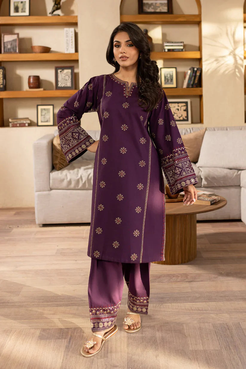 BATIK-2PC LAWN EMBROIDERED SHIRT WITH LAWN EMBROIDERED SLEEVES-D-3467