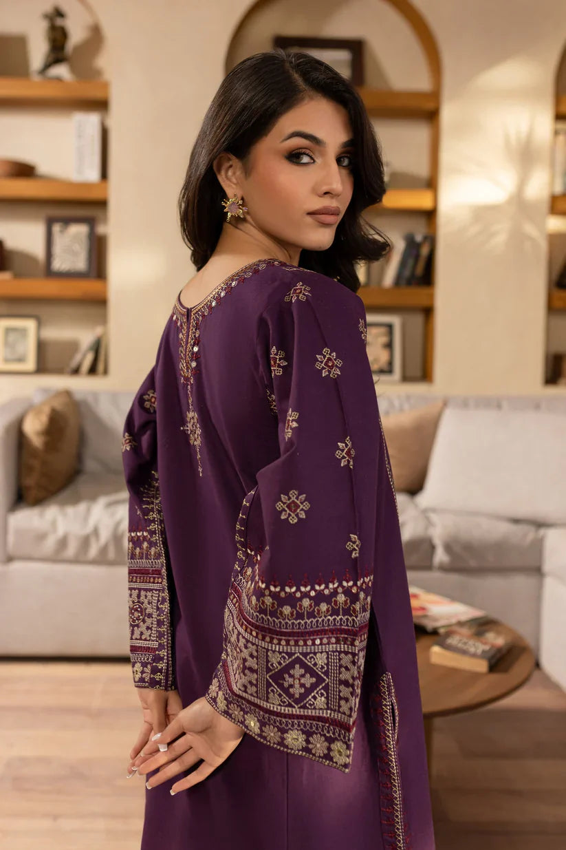 BATIK-2PC LAWN EMBROIDERED SHIRT WITH LAWN EMBROIDERED SLEEVES-D-3467