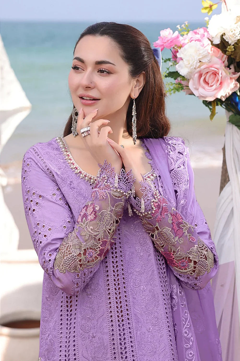 IMROZIA SERENE - 3PC Luxury Dhanak Embroidered Suit (SYT-516)