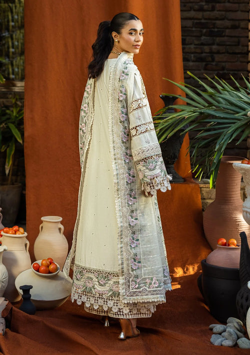 AKBAR ASLAM - 3PC Luxury Dhanak Embroidered Suit (SYT-517)