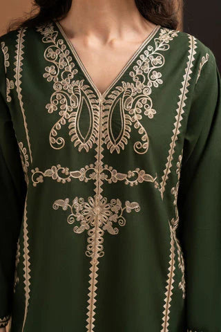 LAZULI-2PC LAWN EMBROIDRED SHIRT WITH LAWN EMBROIDRED TROUSR-D-3463