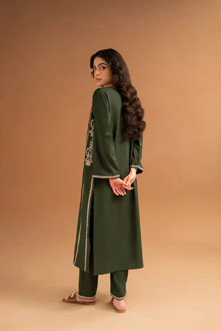 LAZULI-2PC LAWN EMBROIDRED SHIRT WITH LAWN EMBROIDRED TROUSR-D-3463