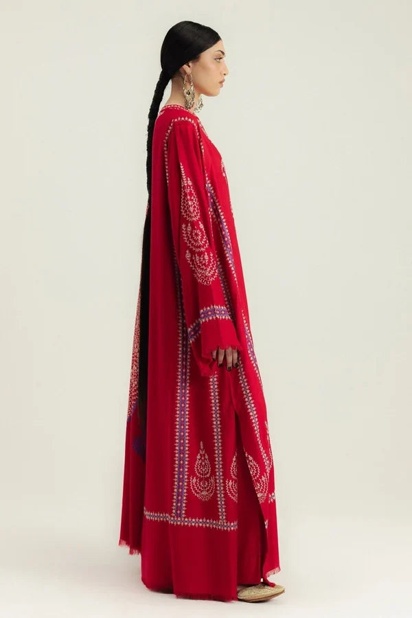 Zara Shahjahan- 3PC Luxury Dhanak Embroidered Suit (SYT-518)