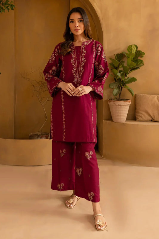 BATIK-2PC LAWN EMBROIDRED SHIRT WITH LAWN EMBROIDRED TROUSER-D-3460