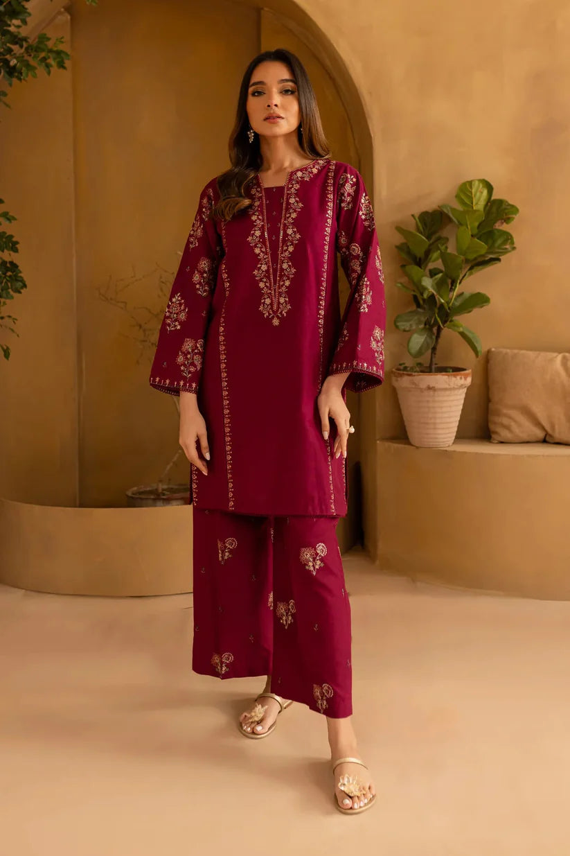 BATIK-2PC LAWN EMBROIDRED SHIRT WITH LAWN EMBROIDRED TROUSER-D-3460