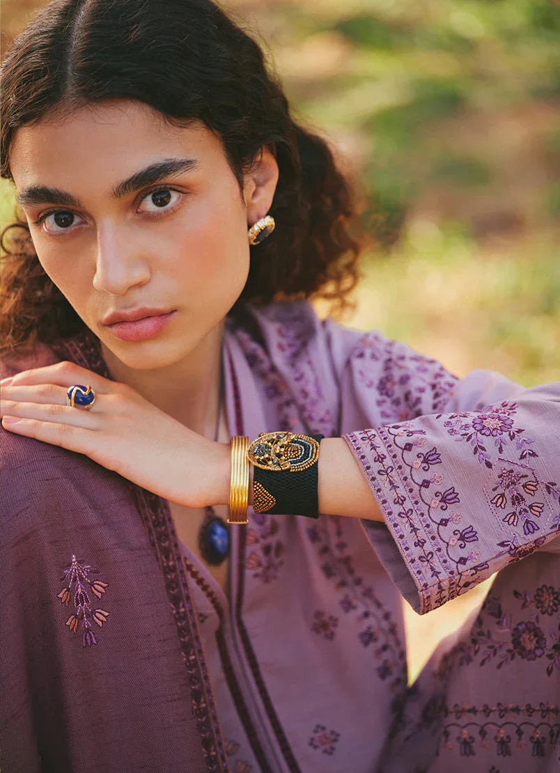 MARIA B - 3PC LAWN EMBROIDERED SHIRT WITH LAWN EMBROIDERED DUPATTA AND TROUSER-D-3517