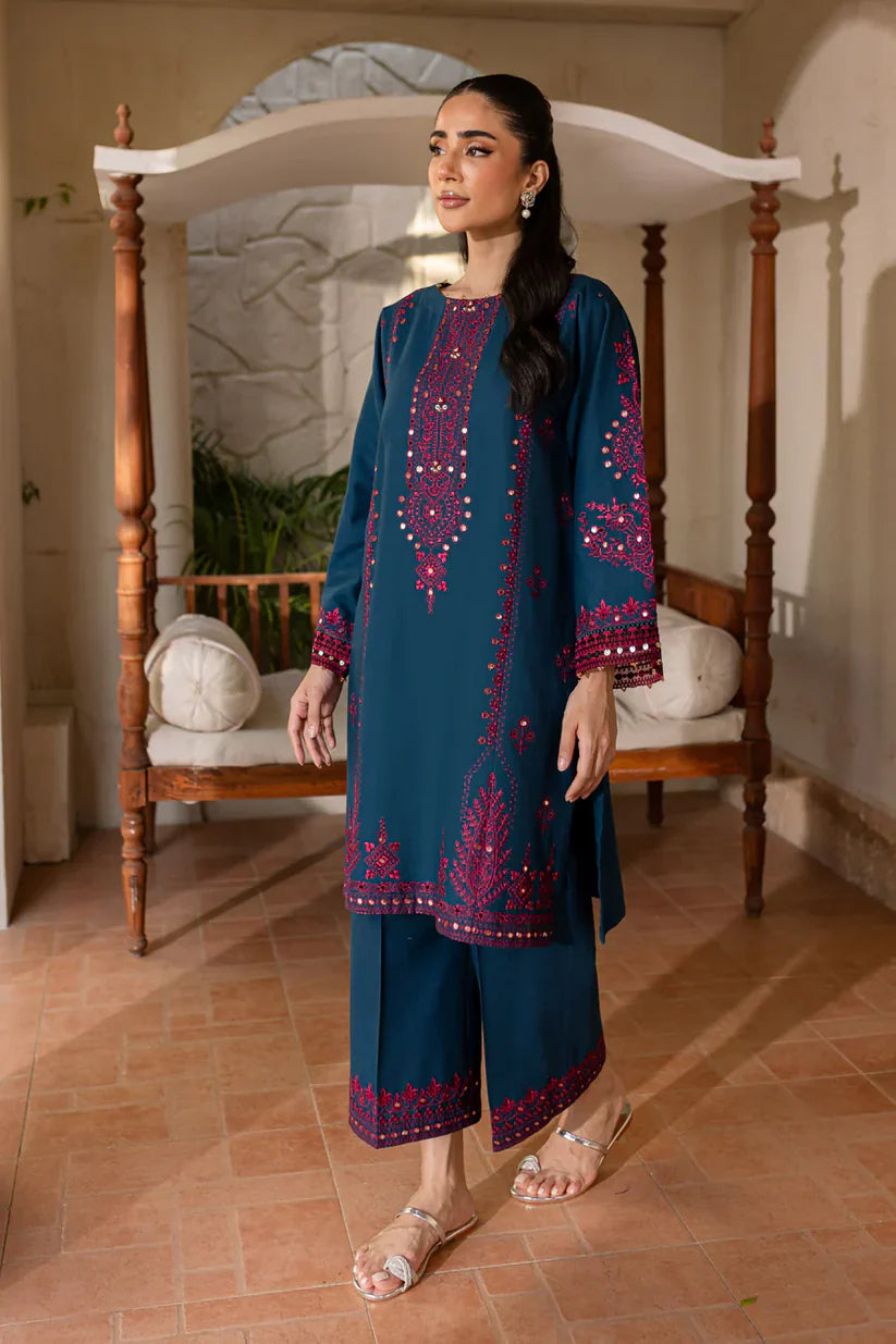 BATIK-2PC SEQUIN LAWN EMBROIDERED SHIRT WITH SEQUIN LAWN EMBROIDERED TROUSER-D-3461