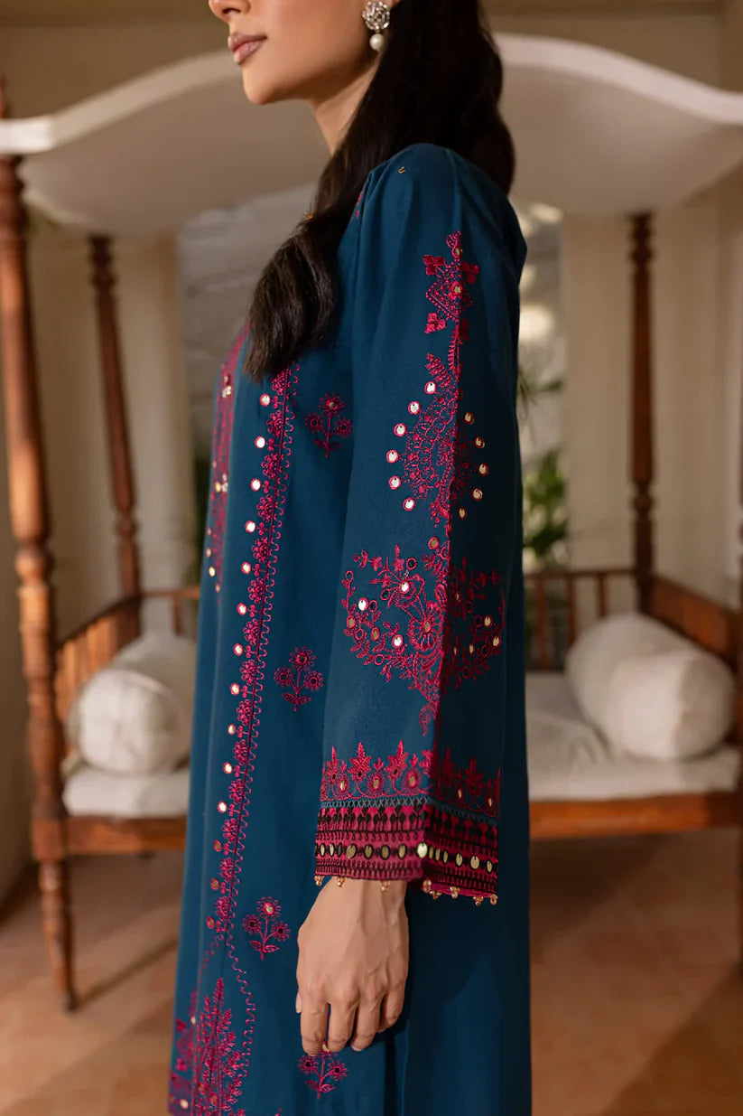 BATIK-2PC SEQUIN LAWN EMBROIDERED SHIRT WITH SEQUIN LAWN EMBROIDERED TROUSER-D-3461
