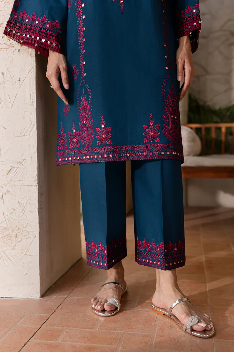 BATIK-2PC SEQUIN LAWN EMBROIDERED SHIRT WITH SEQUIN LAWN EMBROIDERED TROUSER-D-3461