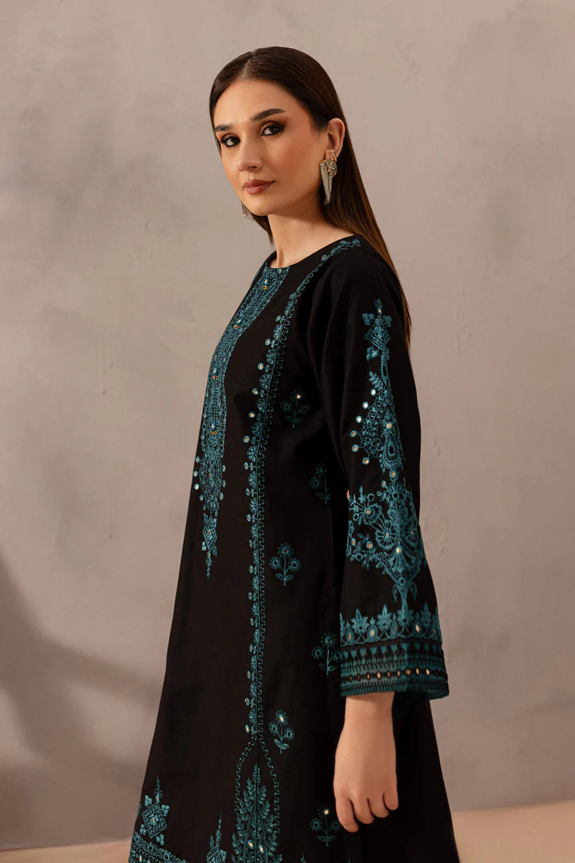 BATIK-2PC SEQUIN LAWN EMBROIDERED SHIRT WITH SEQUIN LAWN EMBROIDERED TROUSER-D-3462
