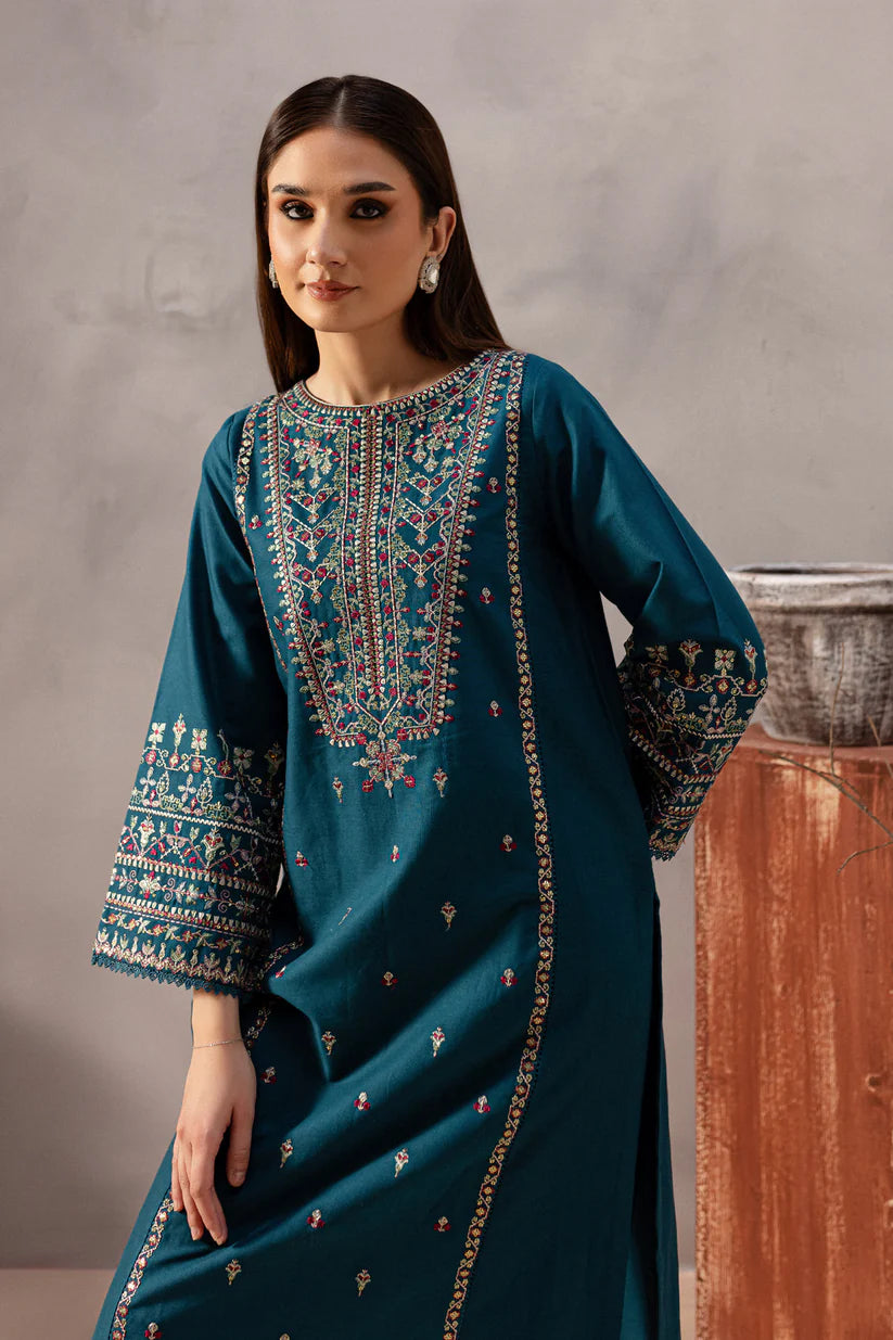 BATIK-2PC SEQUIN LAWN EMBROIDERED SHIRT WITH SEQUIN LAWN EMBROIDERED TROUSER-D-3471