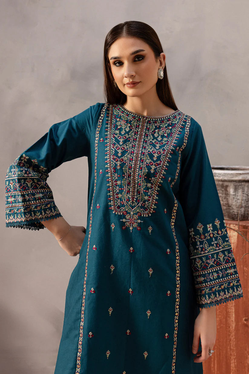 BATIK-2PC SEQUIN LAWN EMBROIDERED SHIRT WITH SEQUIN LAWN EMBROIDERED TROUSER-D-3471