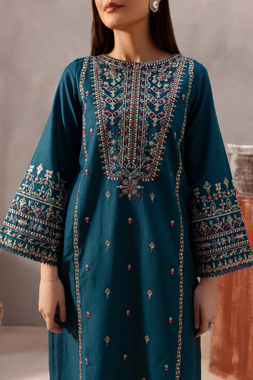 BATIK-2PC SEQUIN LAWN EMBROIDERED SHIRT WITH SEQUIN LAWN EMBROIDERED TROUSER-D-3471