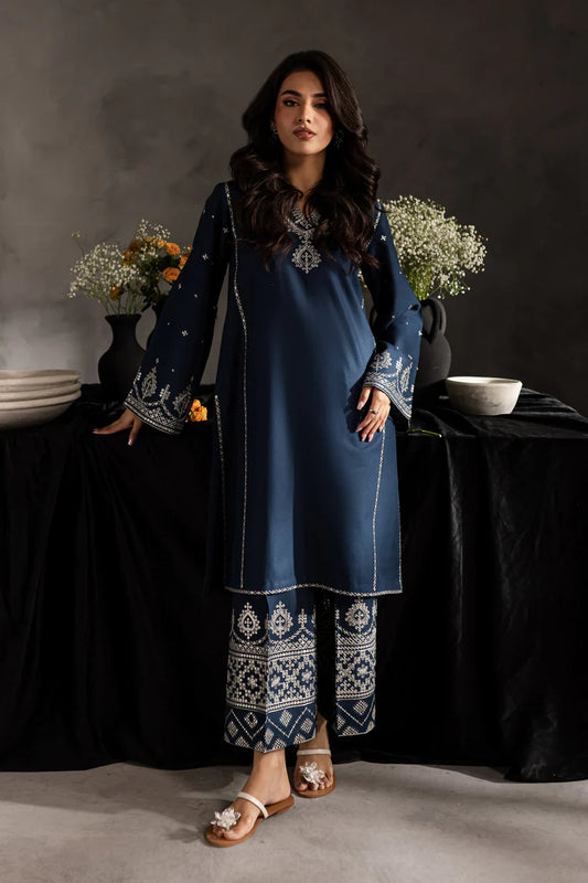 BATIK-2PC SEQUIN LAWN EMBROIDERED SHIRT WITH SEQUIN LAWN EMBROIDERED TROUSER-D-3469