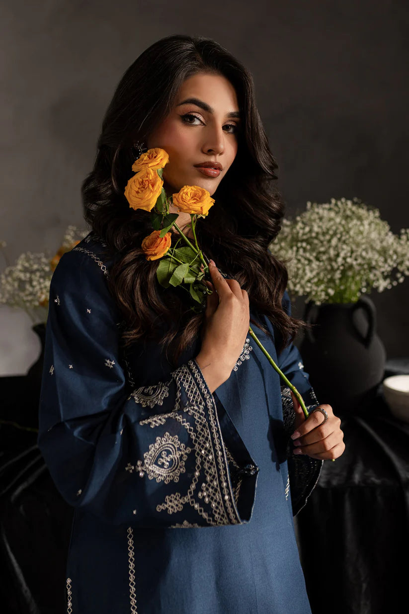 BATIK-2PC SEQUIN LAWN EMBROIDERED SHIRT WITH SEQUIN LAWN EMBROIDERED TROUSER-D-3469